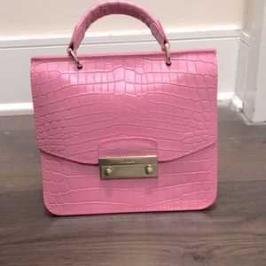 New furla Sakura pink satchel bag hand bag crossbody